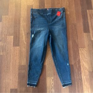 NWT Spanx Skinny Jean Jeggings - Distressed Mid wash